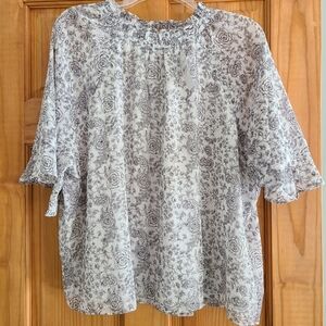 Loft Floral Patterned Women's Blouse